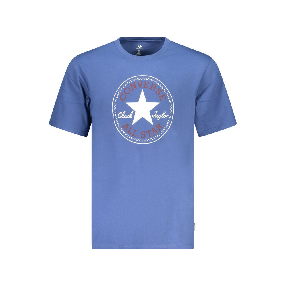 Converse Blu Cotton Men's T-Shirt