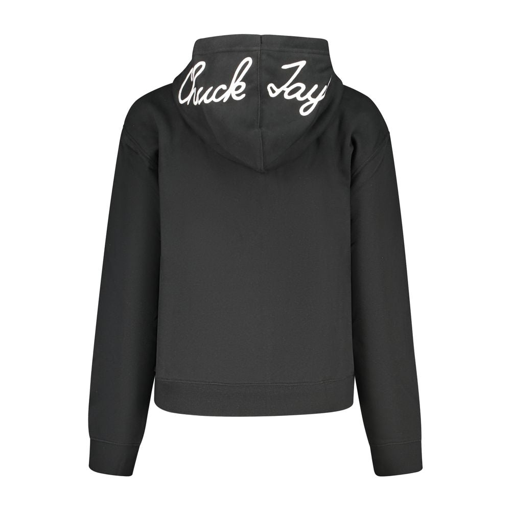 Converse Black Cotton Womens Hoodie