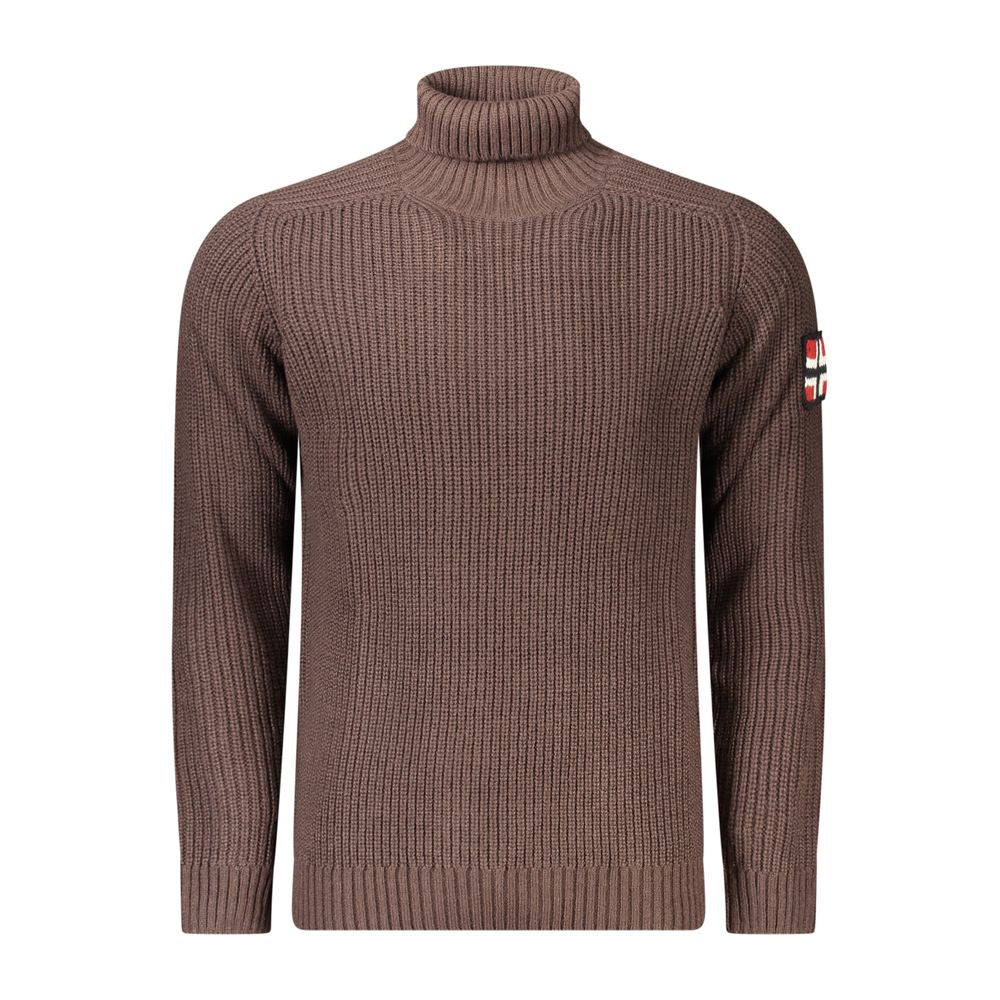Norway 1963 Brown Acrylic Men's Sweater