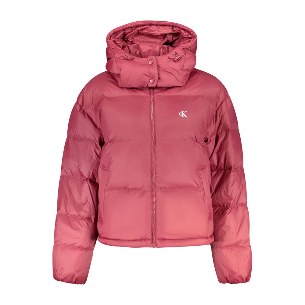 Calvin Klein Rosso Nylon Women's Jacket