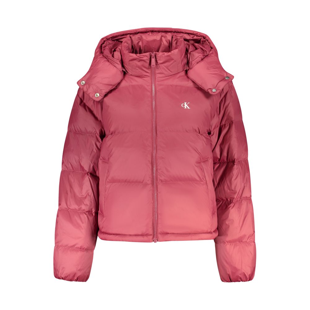 Calvin Klein Rosso Nylon Women's Jacket