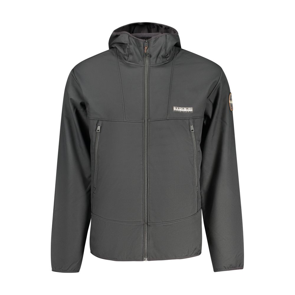 Napapijri Black Polyester Men's Jacket