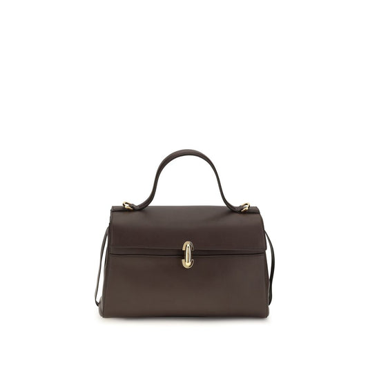 Savette Brown Calf Leather Bos Taurus Handbag