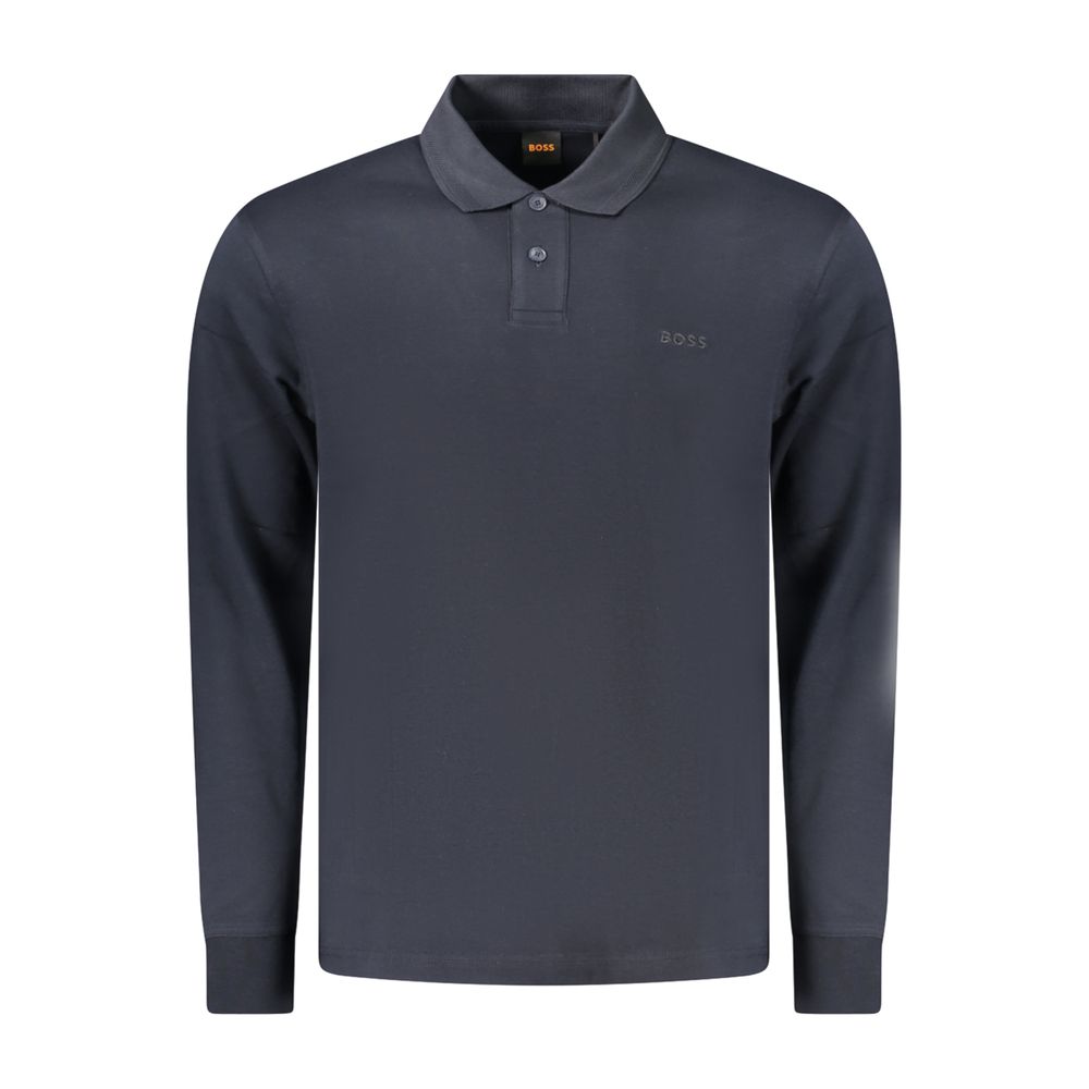 Hugo Boss Blue Cotton Men's Polo
