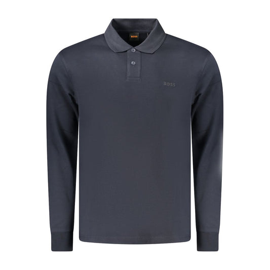 Hugo Boss Blue Cotton Men's Polo