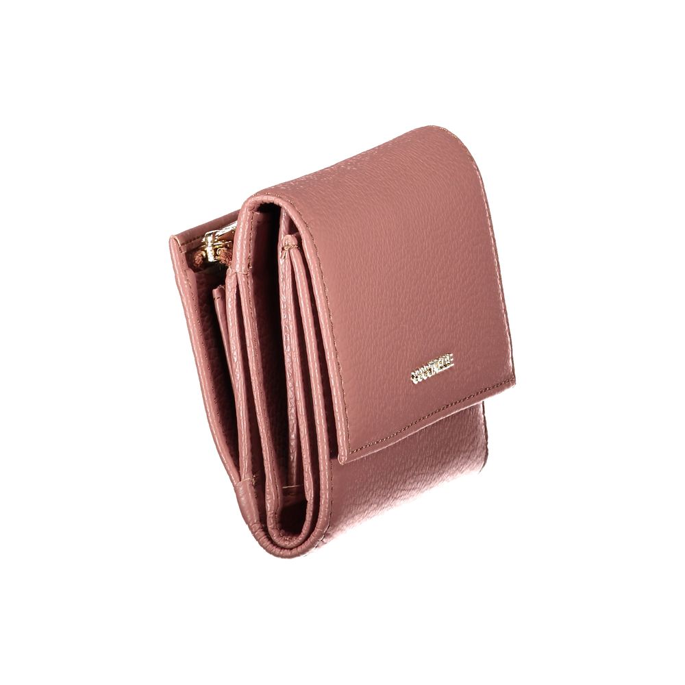 Coccinelle Pink Leather Woman Wallet