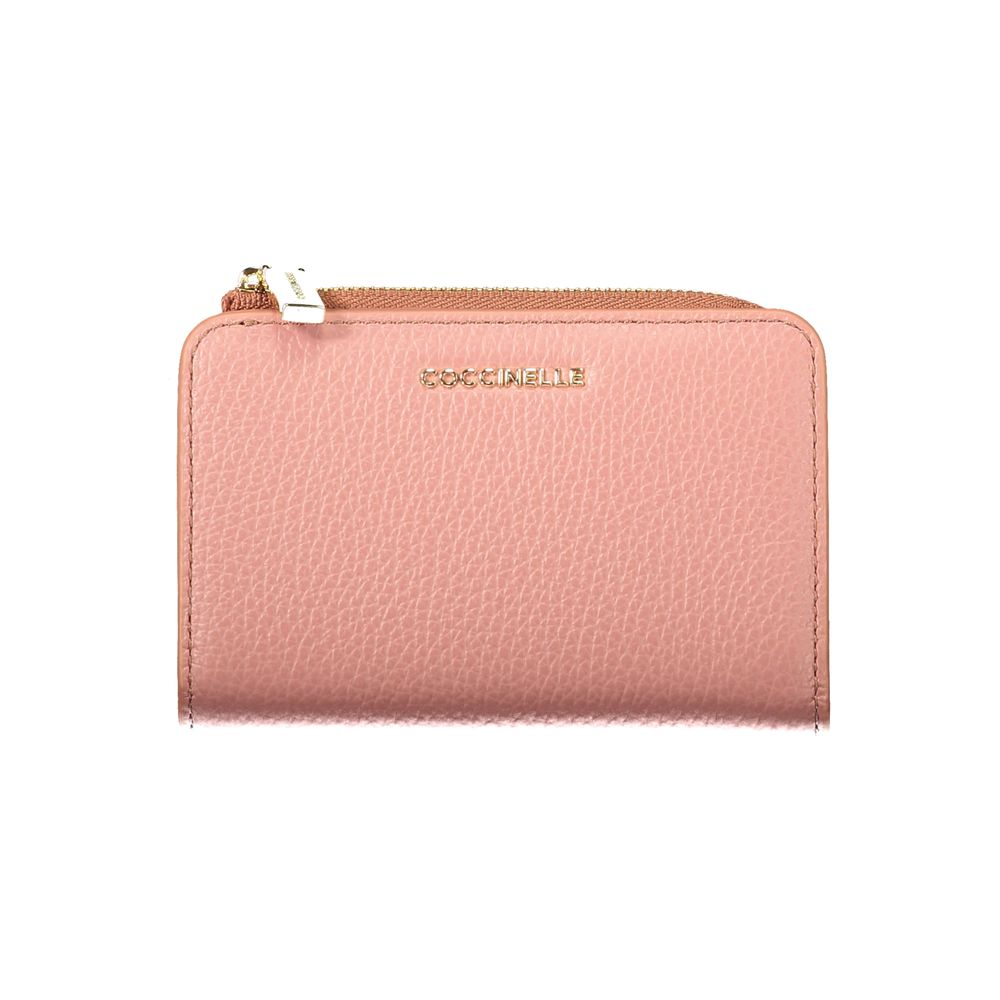 Coccinelle Pink Leather Womens Wallet
