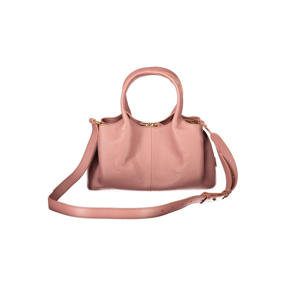 Coccinelle Pink Leather Women's Bag