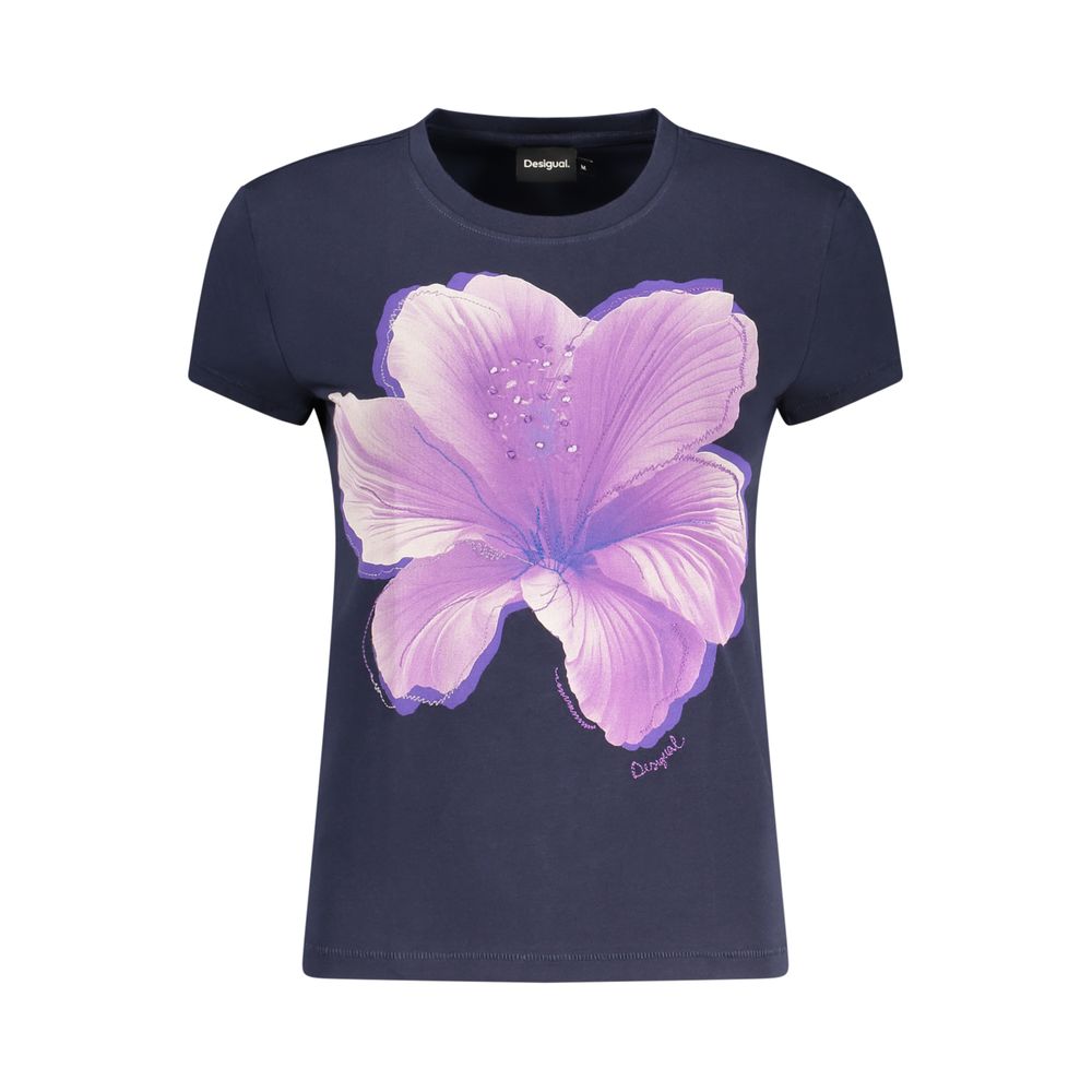 Desigual Blue Cotton Women's T-Shirt