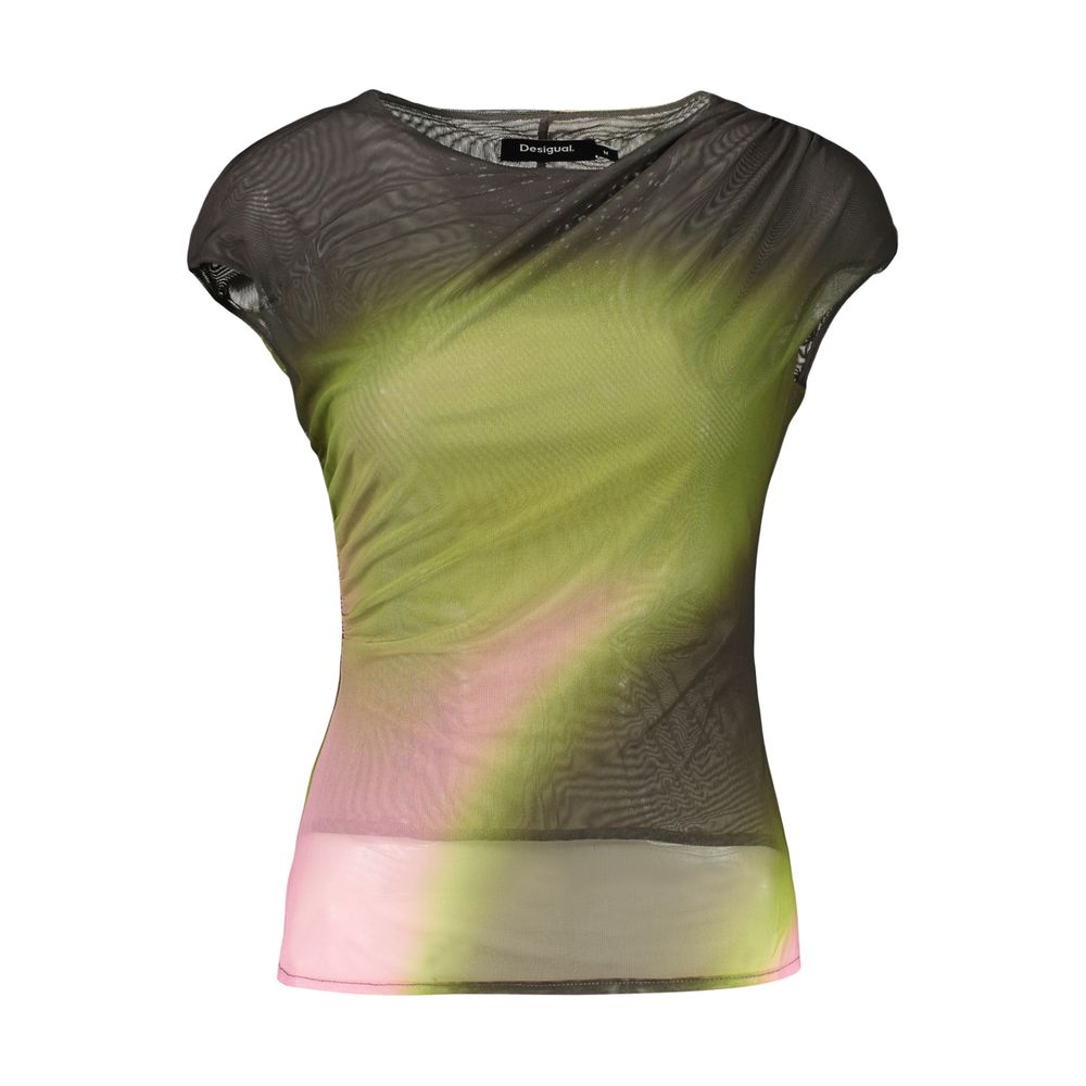 Desigual Verde Polyester Women's T-Shirt