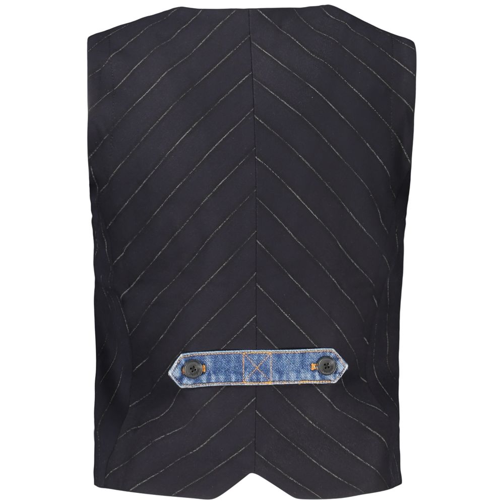 Desigual Blue Polyester Women's Vest