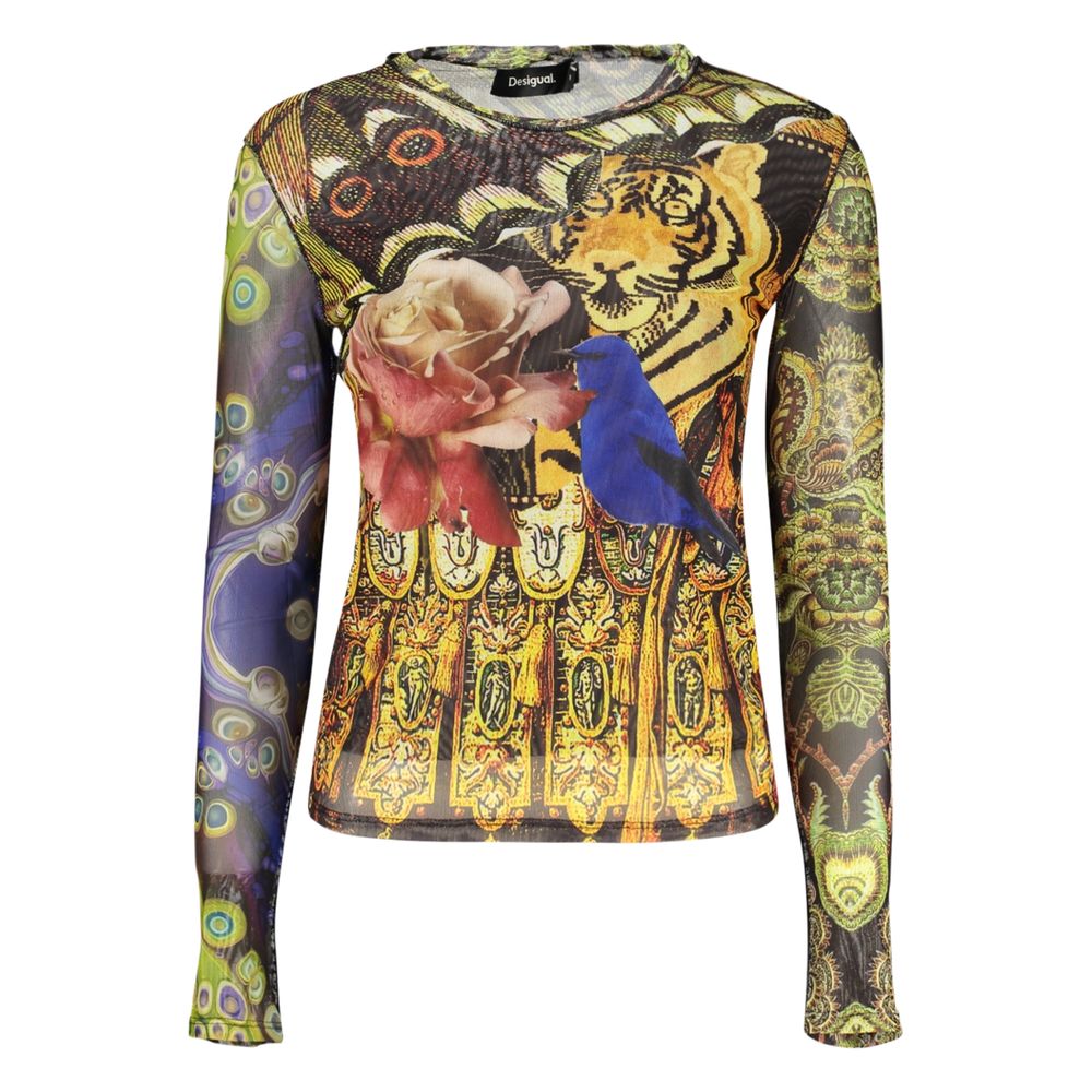 Desigual Yellow Polyester Women T-Shirt