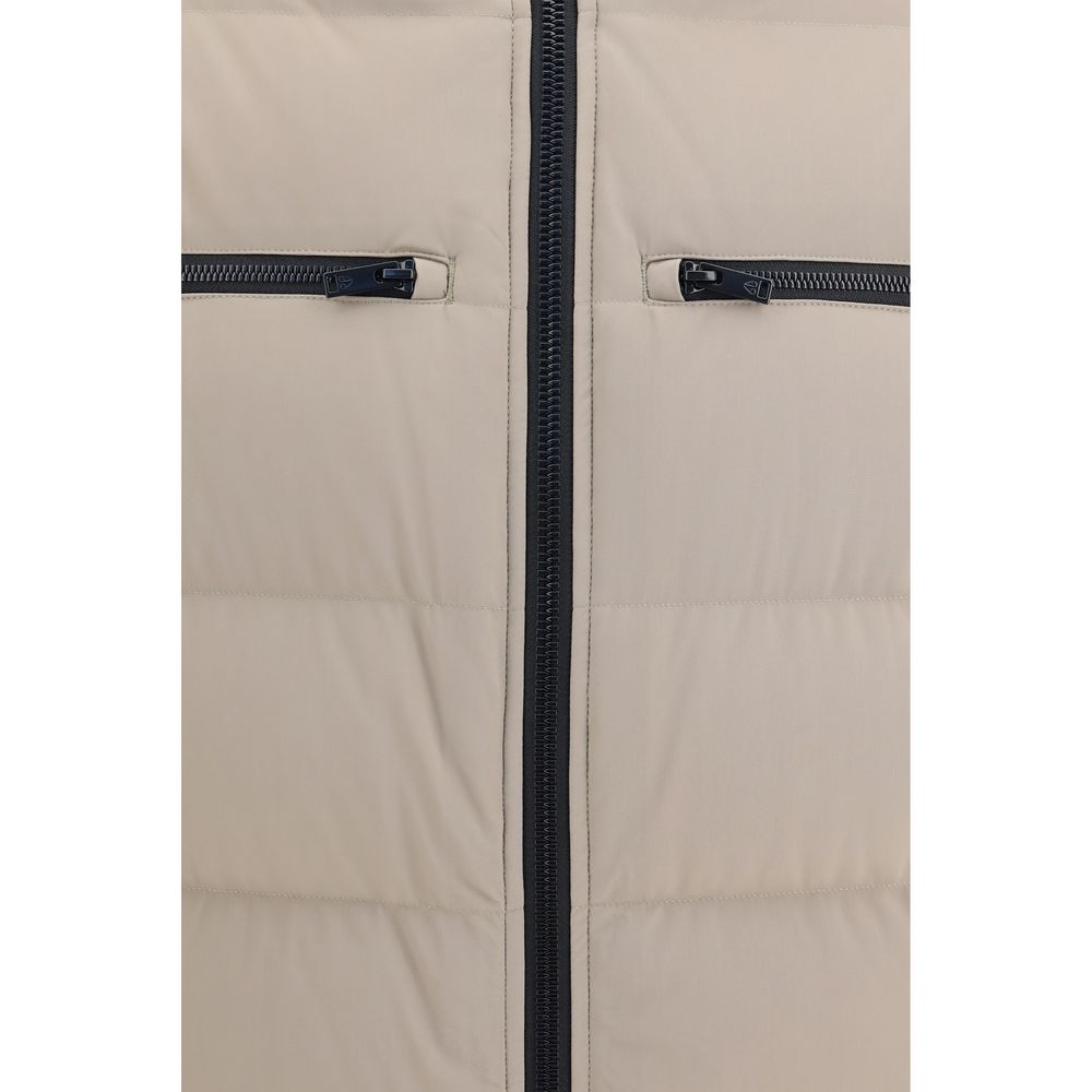 Moose Knuckles Beige Nylon Shell Jacket