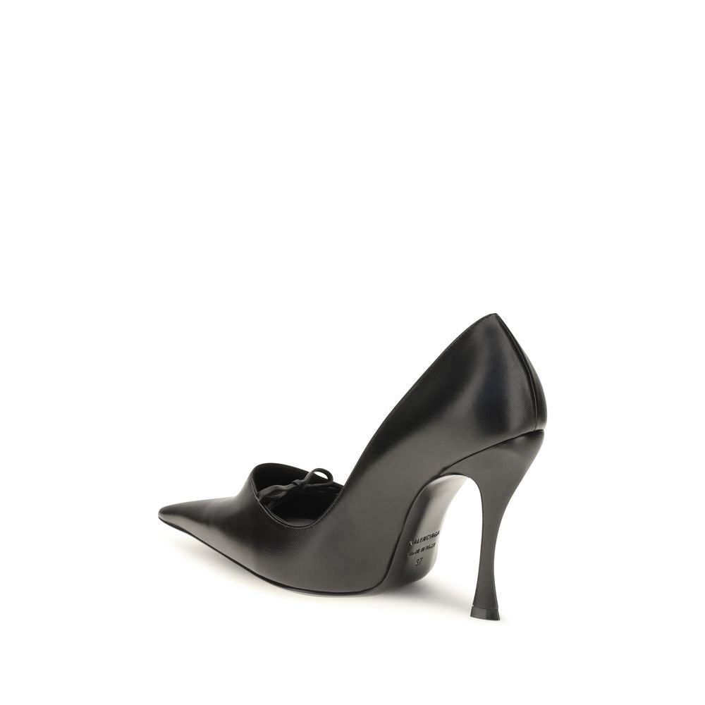 Balenciaga Black Lamb Ovis Aries High Heel Pumps