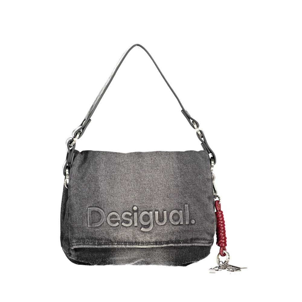 Desigual Black Cotton Handbag