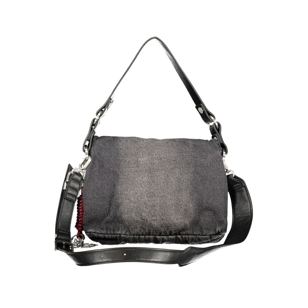 Desigual Black Cotton Handbag