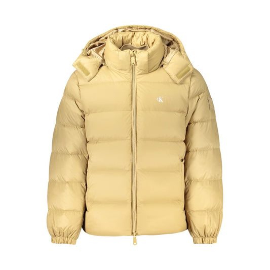 Calvin Klein Beige Nylon Men Jacket