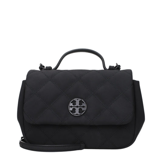 Tory Burch Black Fabric Handbag