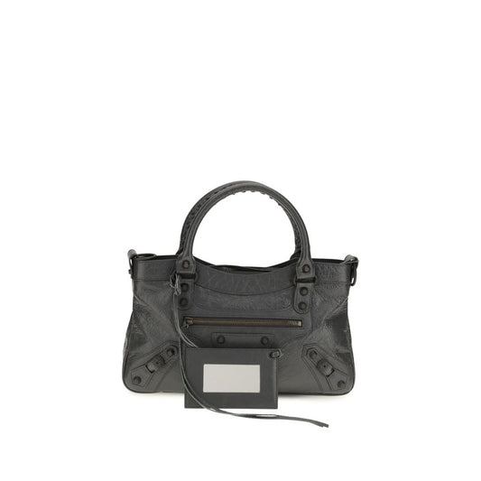 Balenciaga Gray Lamb Ovis Aries Shoulder Bag