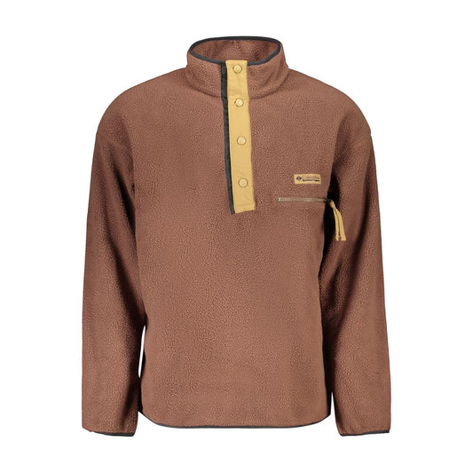 Columbia Brown Polyester Men's Sweatshirt