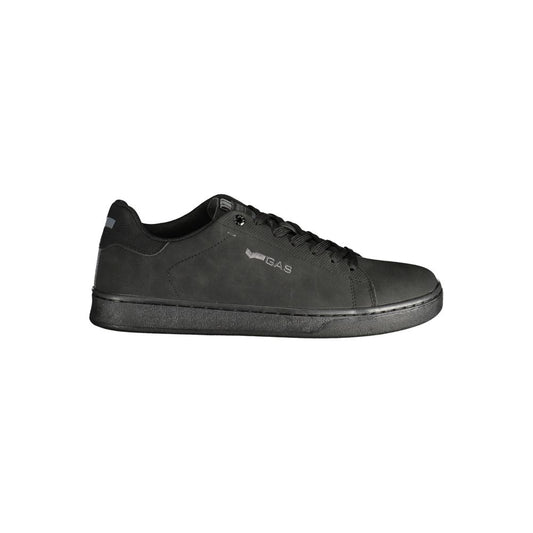 Gas Black Polyurethane Men's Sneaker