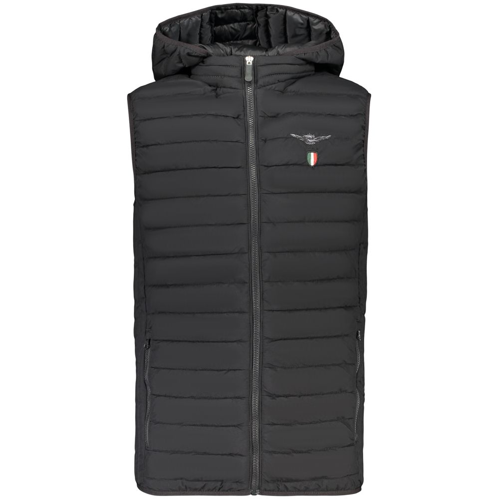 Accademia Militare Black Polyester Men's Jacket