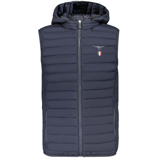 Accademia Militare Blue Polyester Men's Jacket