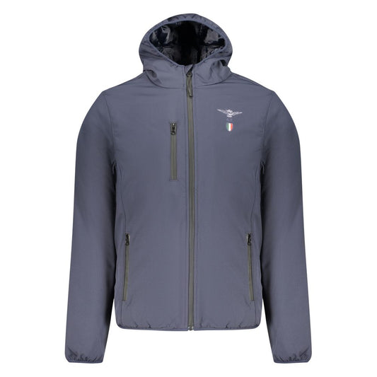 Accademia Militare Blue Polyester Men's Jacket