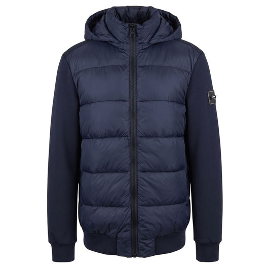Baldinini Trend Blue Polyester Men Jacket
