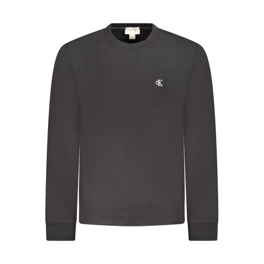 Calvin Klein Black Cotton Menswear Sweatshirt