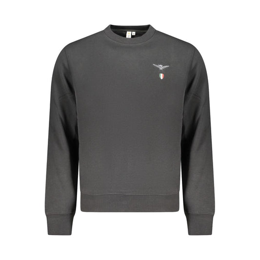 Accademia Militare Black Cotton Men's Sweatshirt