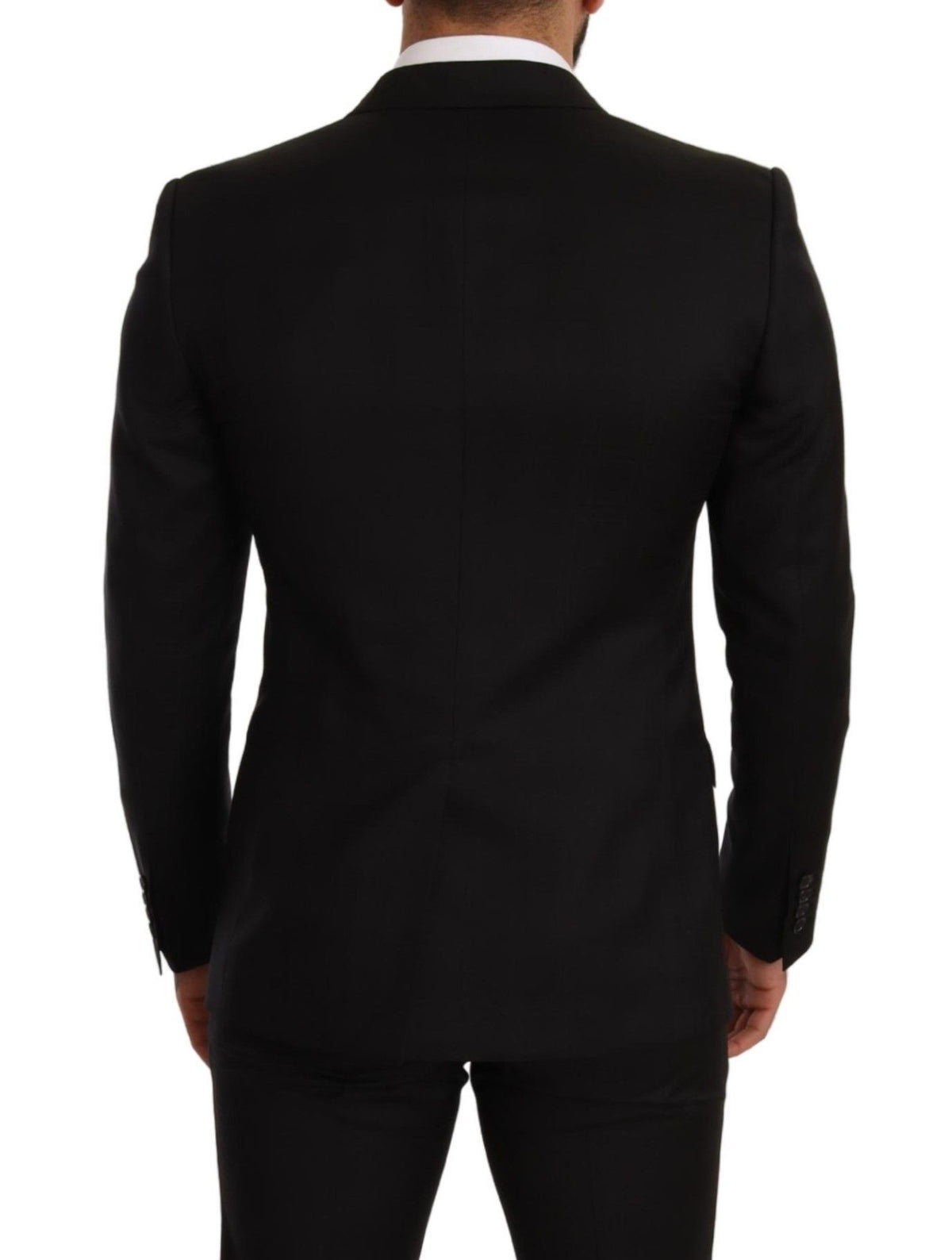 Dolce & Gabbana Dark Gray Check MARTINI SLIM FIT 2 Piece Suit