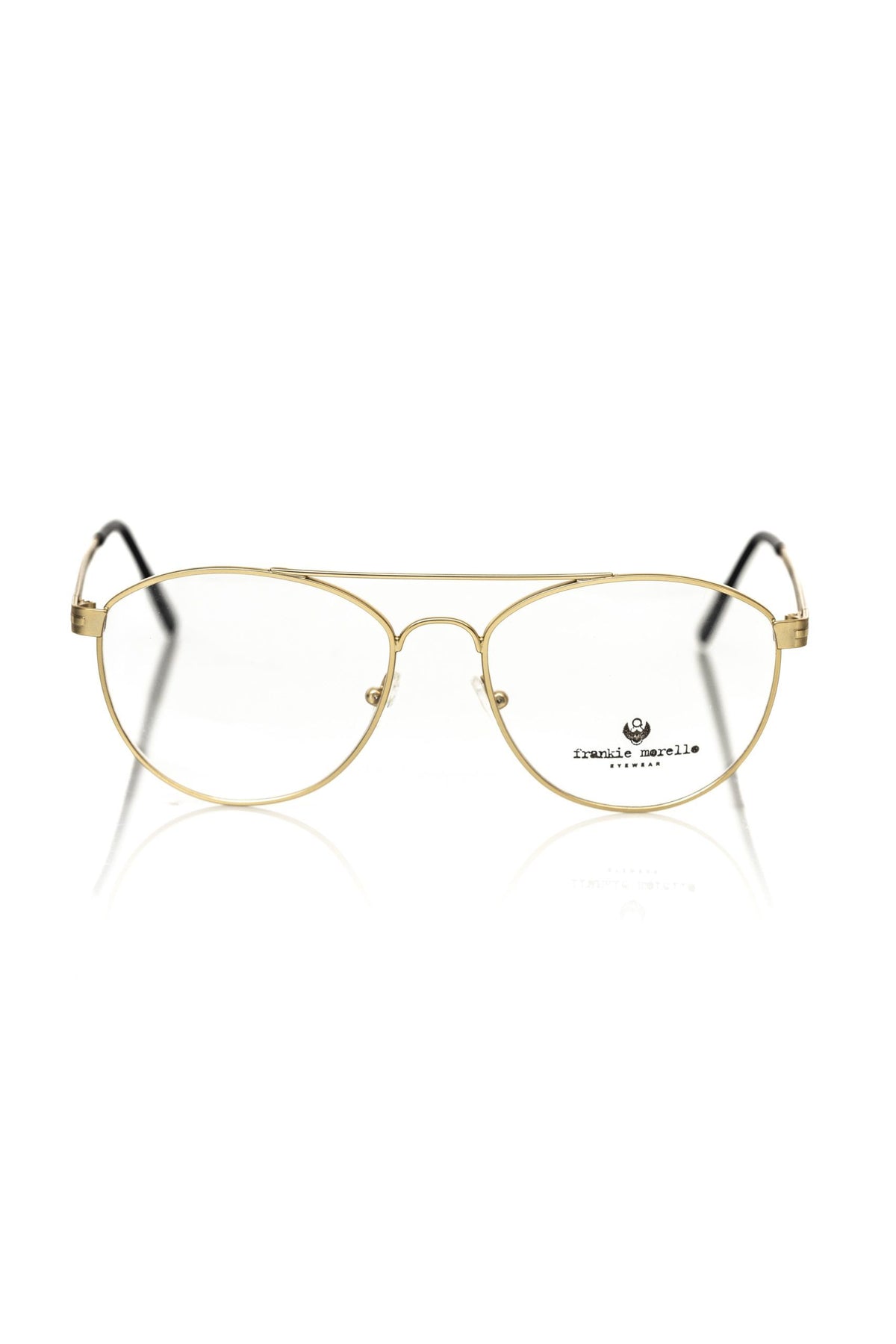 Frankie Morello Gold Metallic Fiber Men's Sunglass