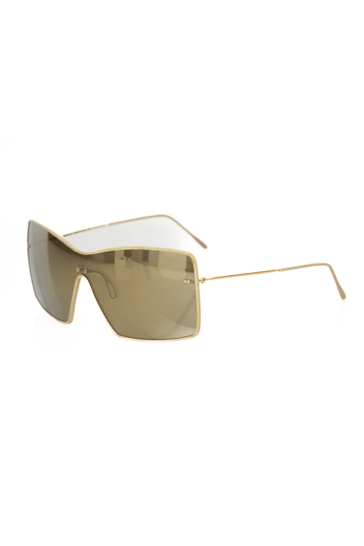 نظارة شمسية نسائية Frankie Morello Gold Metallic Fiber