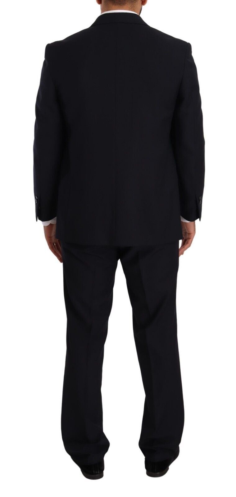 Domenico Tagliente Blue Polyester Single Breasted Formal Suit