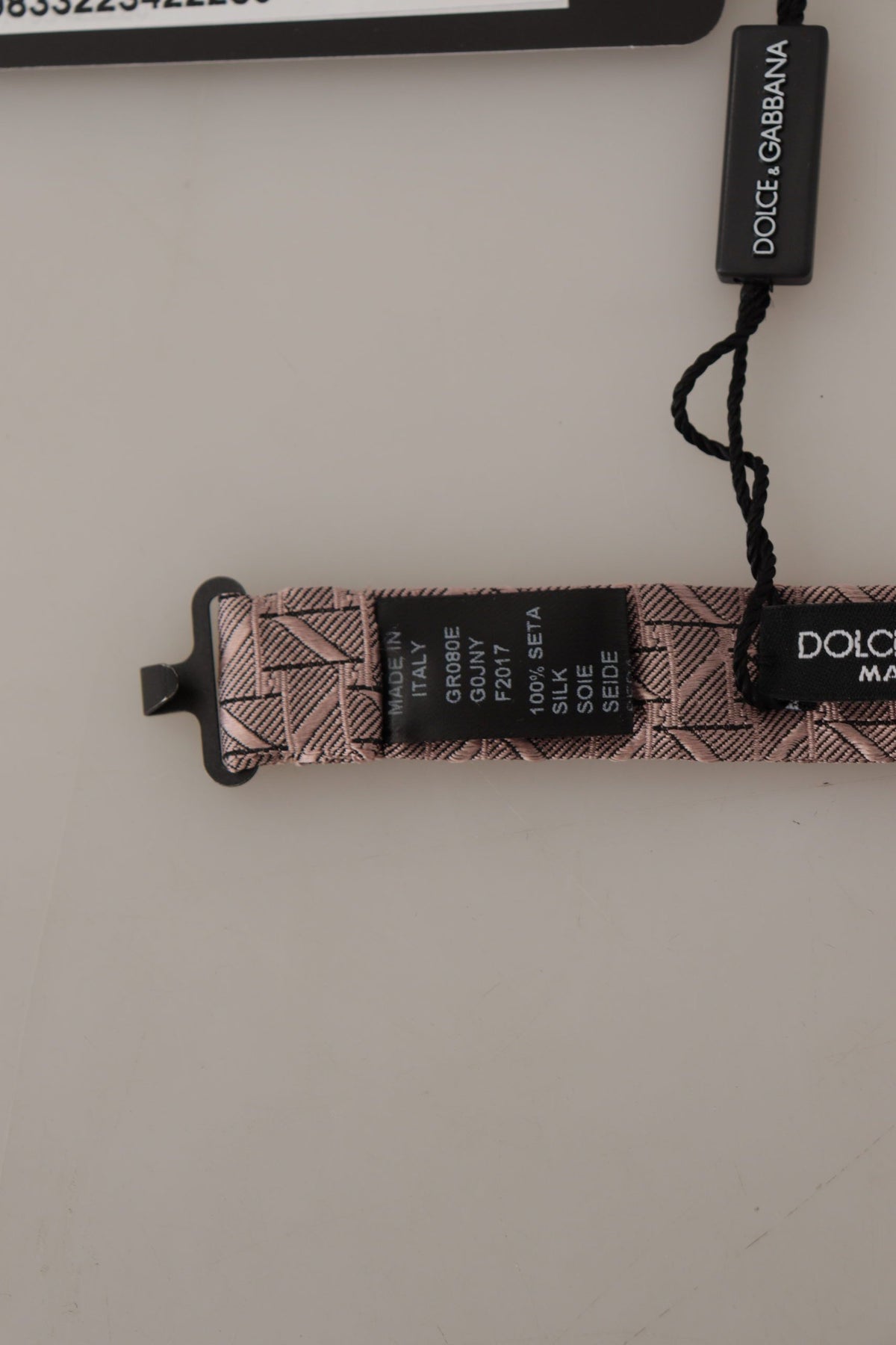 Dolce & Gabbana Brown Fantasy Print Adjustable Neck Papillon Bow Tie