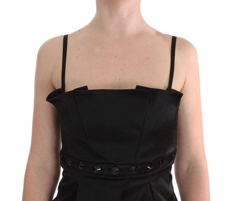 Exte Black Tank Party Evening Top Blouse