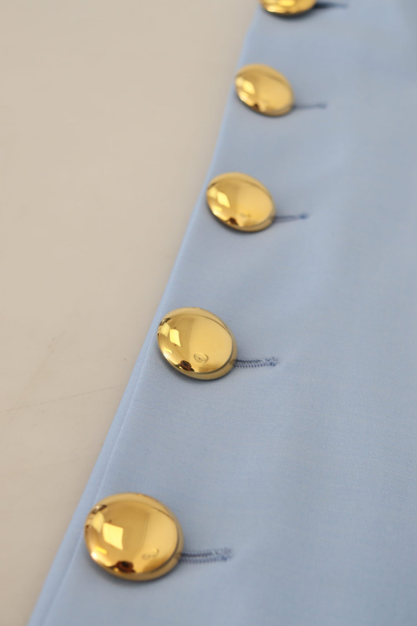 بنطال واسع الساقين بأزرار من Light Blue من Dolce & Gabbana