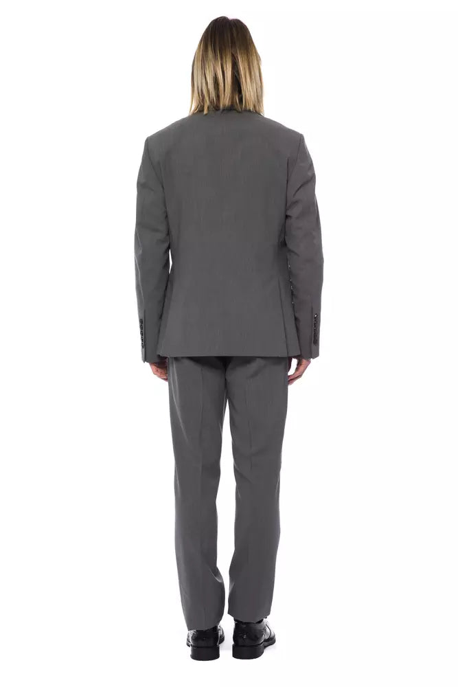 جاكيت بليزر رجالي من الصوف الرمادي من Billionaire Italian Couture