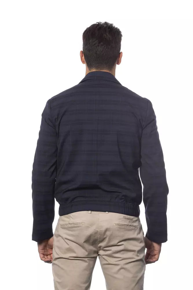 Verri Blue Wool Light Jacket