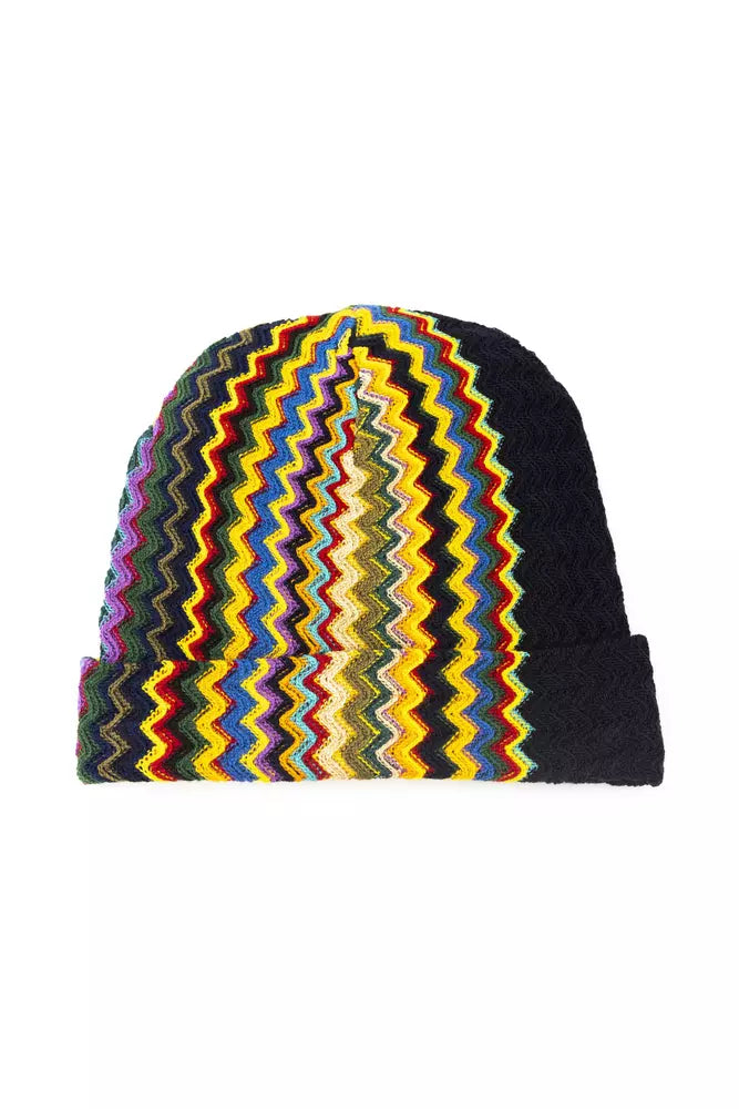 قبعة رجالية صوف متعددة الألوان من Missoni