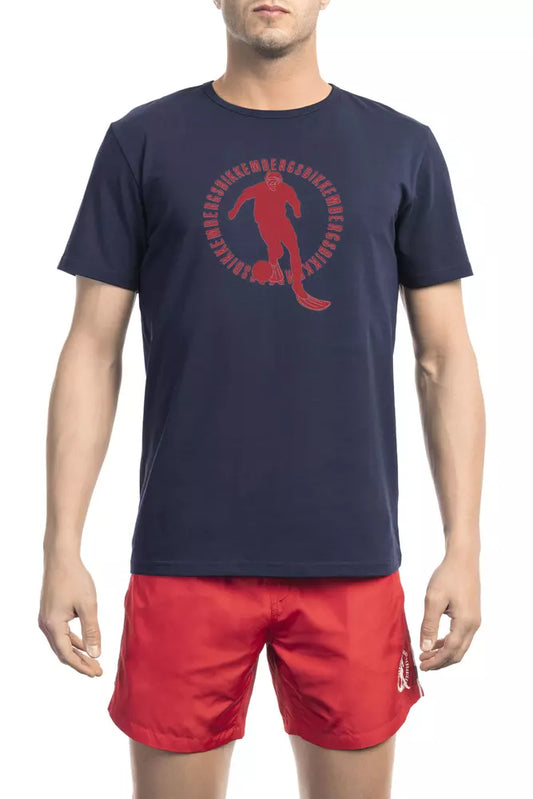 Bikkembergs Black Cotton Men T-Shirt