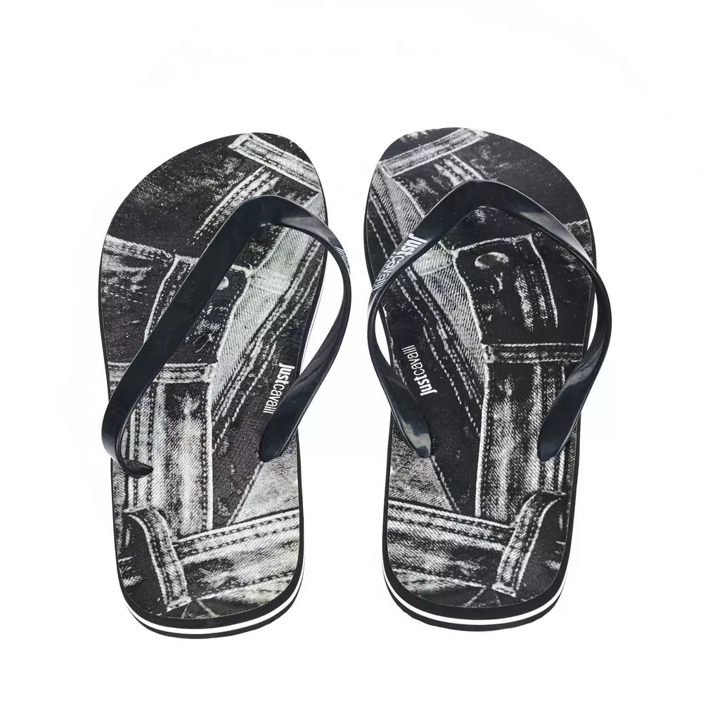 صندل رجالي Just Cavalli Black EVA