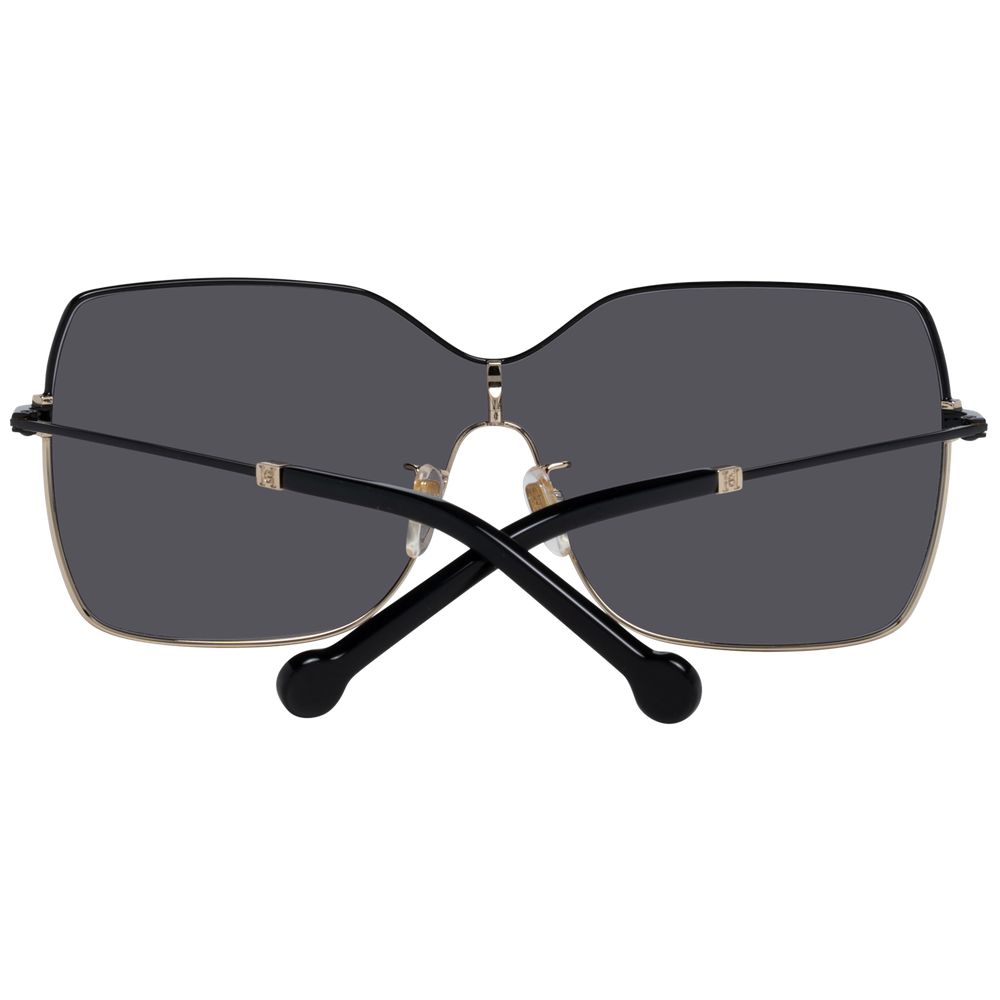 Carolina Herrera Black Metal Sunglasses