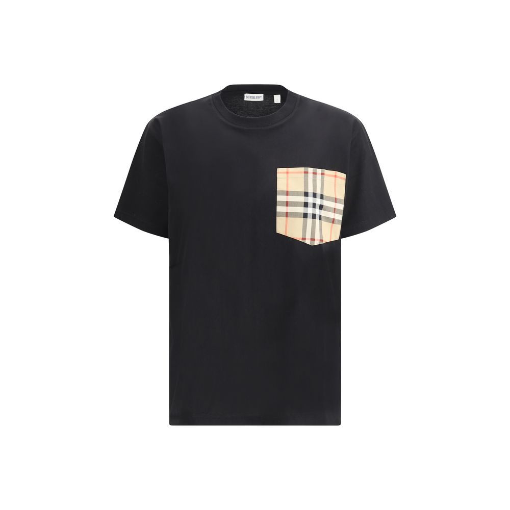 Burberry Black Cotton T-Shirt