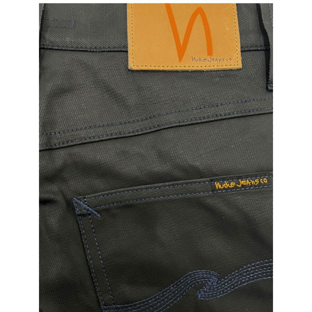 جينز رجالي من Nudie Jeans قطن أسود