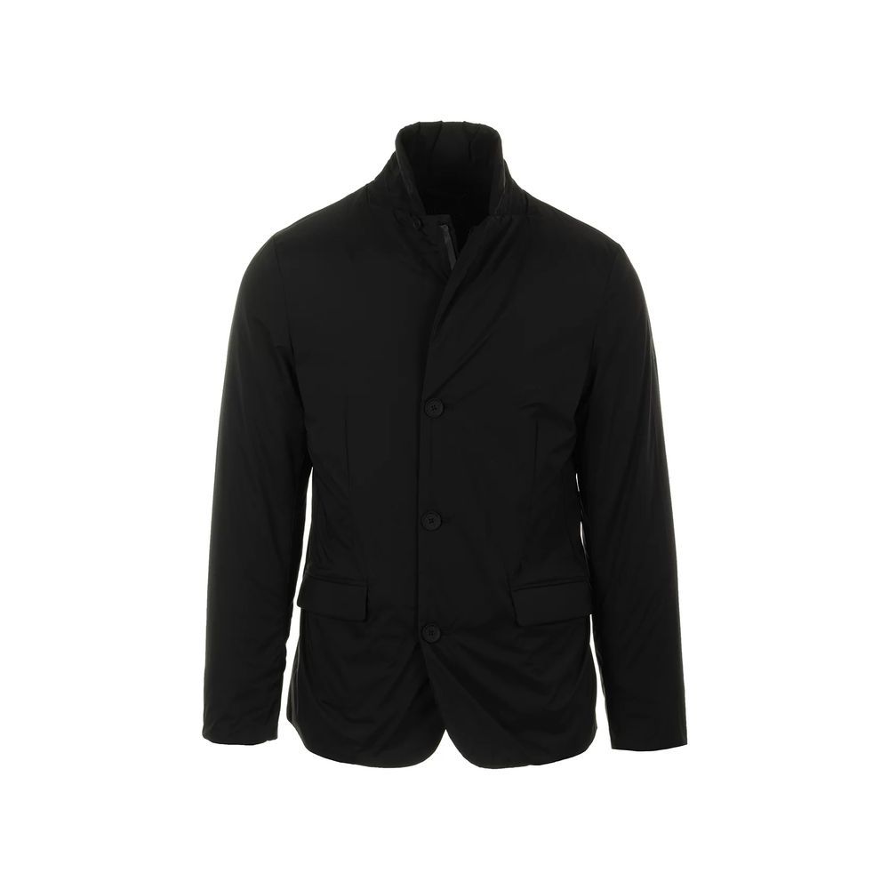 People Of Shibuya Black Polyester Coat