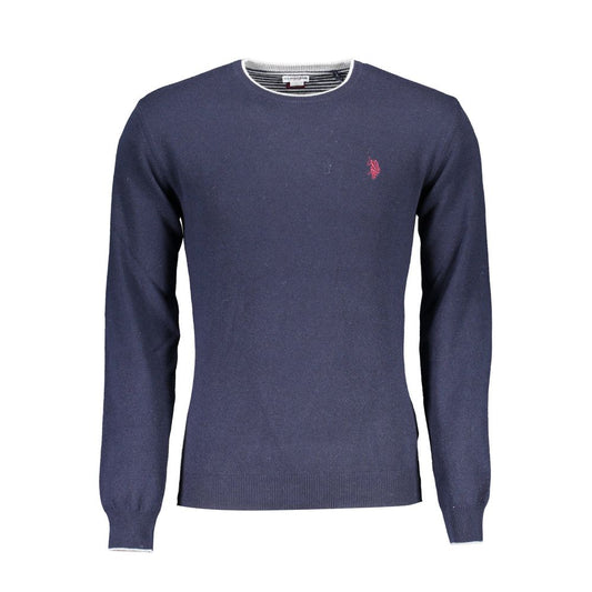 U.S. POLO ASSN. Blue Wool Men's Sweater
