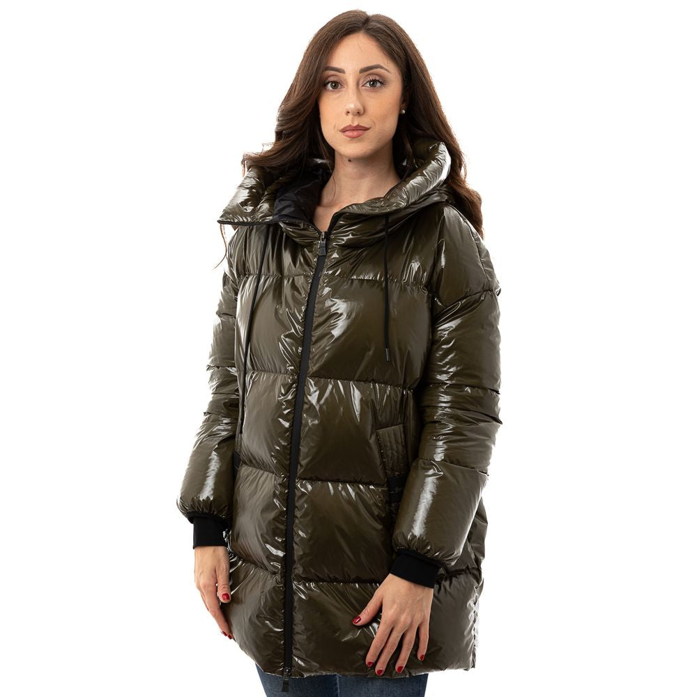 Herno Green Polyamide Parka