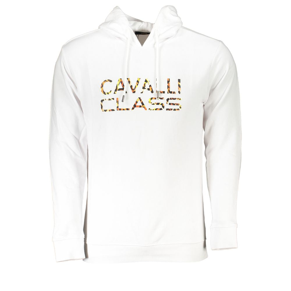 سويتشيرت رجالي قطن أبيض من Cavalli Class